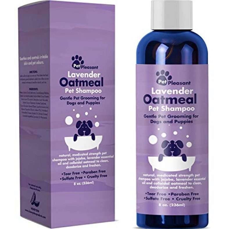 Colloidal Oatmeal Dog Shampoo with Pure Lavender Essential Oils