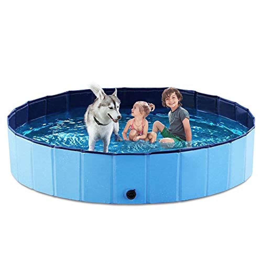 Jasonwell Collapsible Foldable Dog Pet Bath Pool