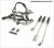 Equine Dental Kit Set 4000 Series Speculums with 3 Floats