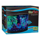 GloFish 5-Gallon Aquarium Kit with Blue LED light
