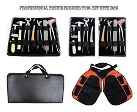 Horse Farrier Tool Equine Hoof Care Tool Kit w/Apron 98479