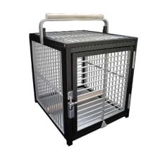 King’s Cages ATT 1214 Aluminum Parrot Bird Cage pet Travel Carriers Cages Toy Toys (Black)