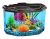 AquaView 3-Gallon Fish Tank with LED Lighting and Power Filter