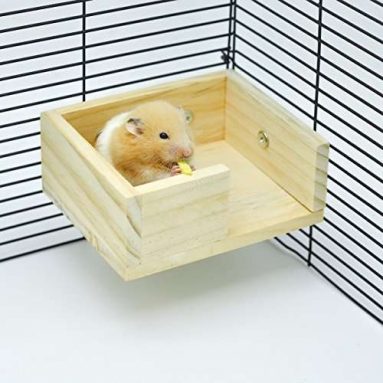 Niteangel Wooden Hamster Mouse Small Animals Lookout Platform