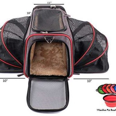 Original Airline Approved Expandable Pet Carrier by Pet Peppy
