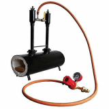 Portable Propane Gas Forge Double Burner Knife and Tool Making Blacksmith Farrier Forge