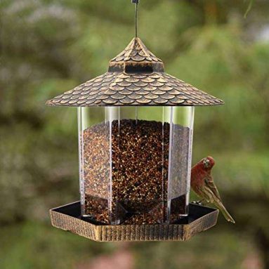 Hanging Twinkle Star Wild Bird Feeder  for Garden Yard
