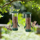 Twinkle Star Wild Bird Feeder Hanging Outdoor Tube Feeder