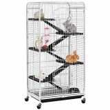 6 Level Large Metal Ferret Cage for Small Animals